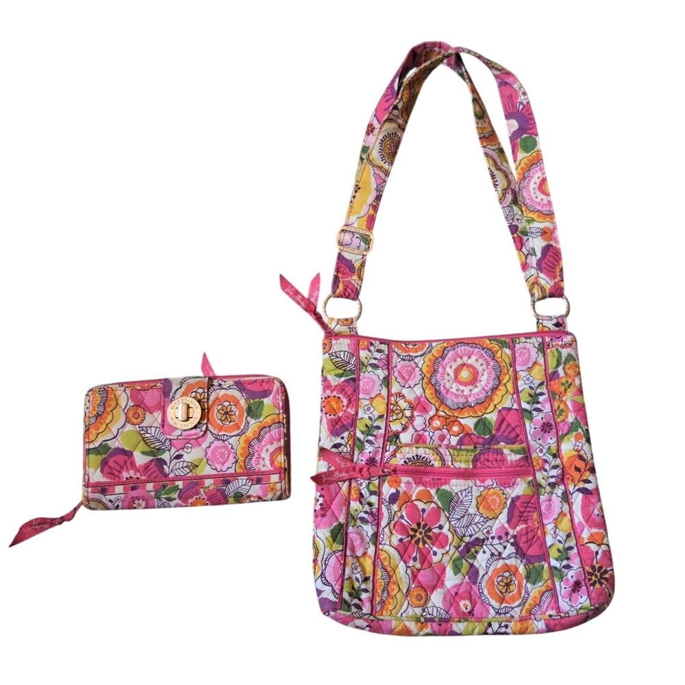 RETIRED Vera Bradley "Clementine " Hipster Crossbody & Wallet Set from 2014